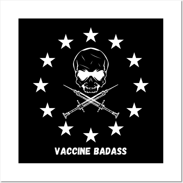 Vaccine Badass Wall Art by nathalieaynie